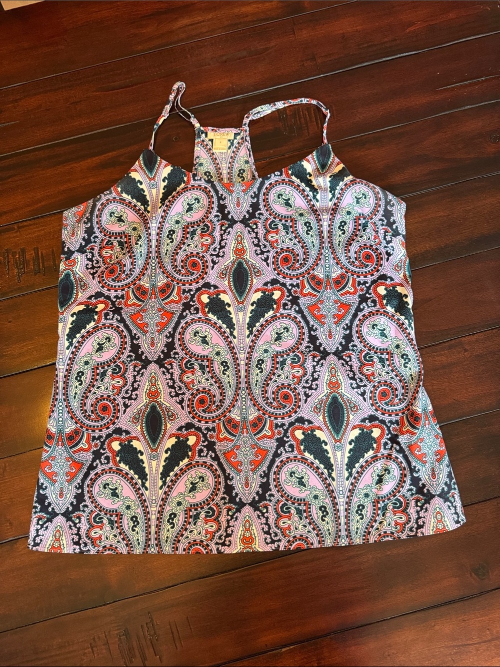 J.Crew Paisley Print Tank Top